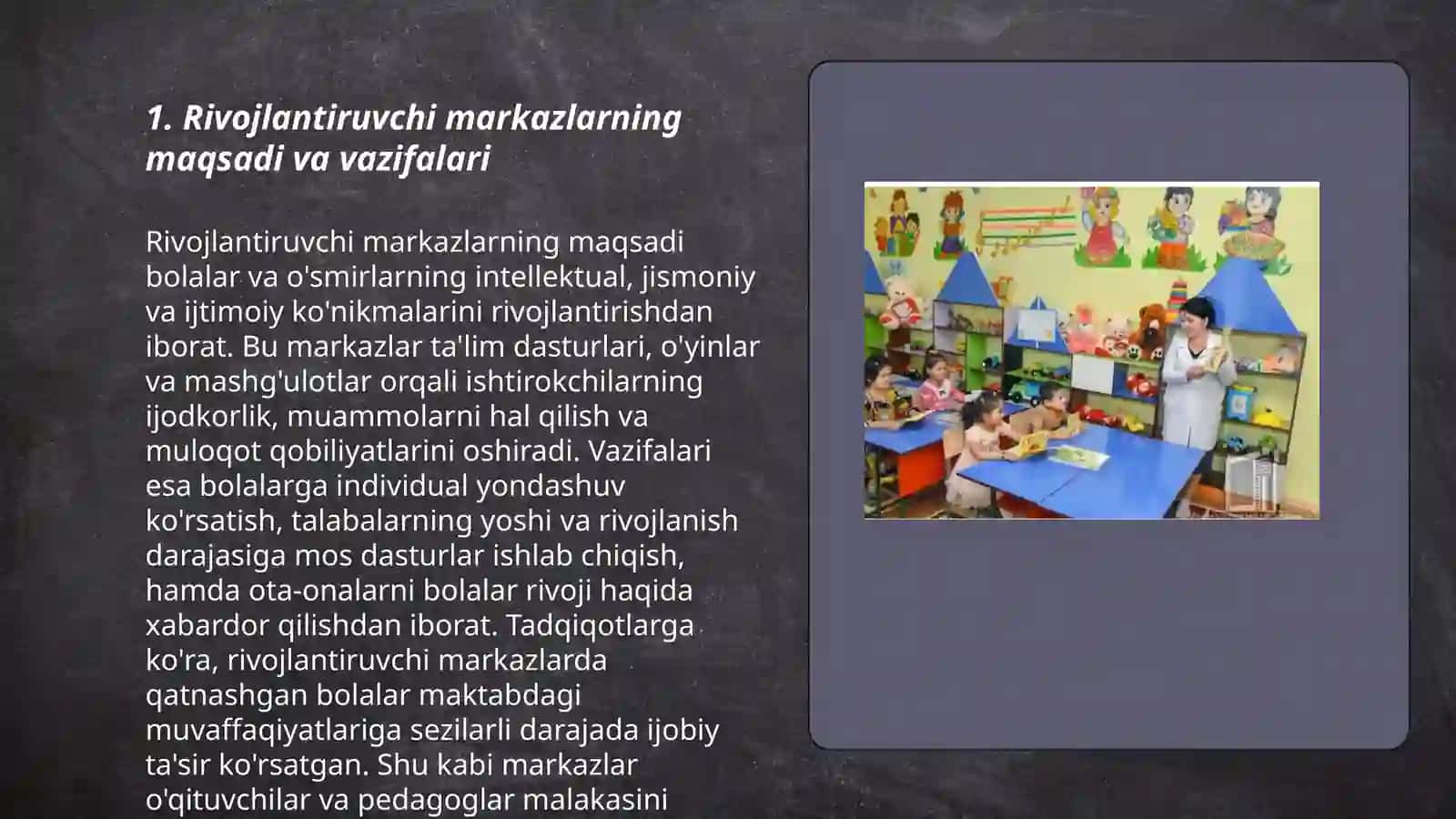 Maktabgacha ta'lim tashkilotlarida rivojlantiruvchi markazlarda jihozlash tartibi 3