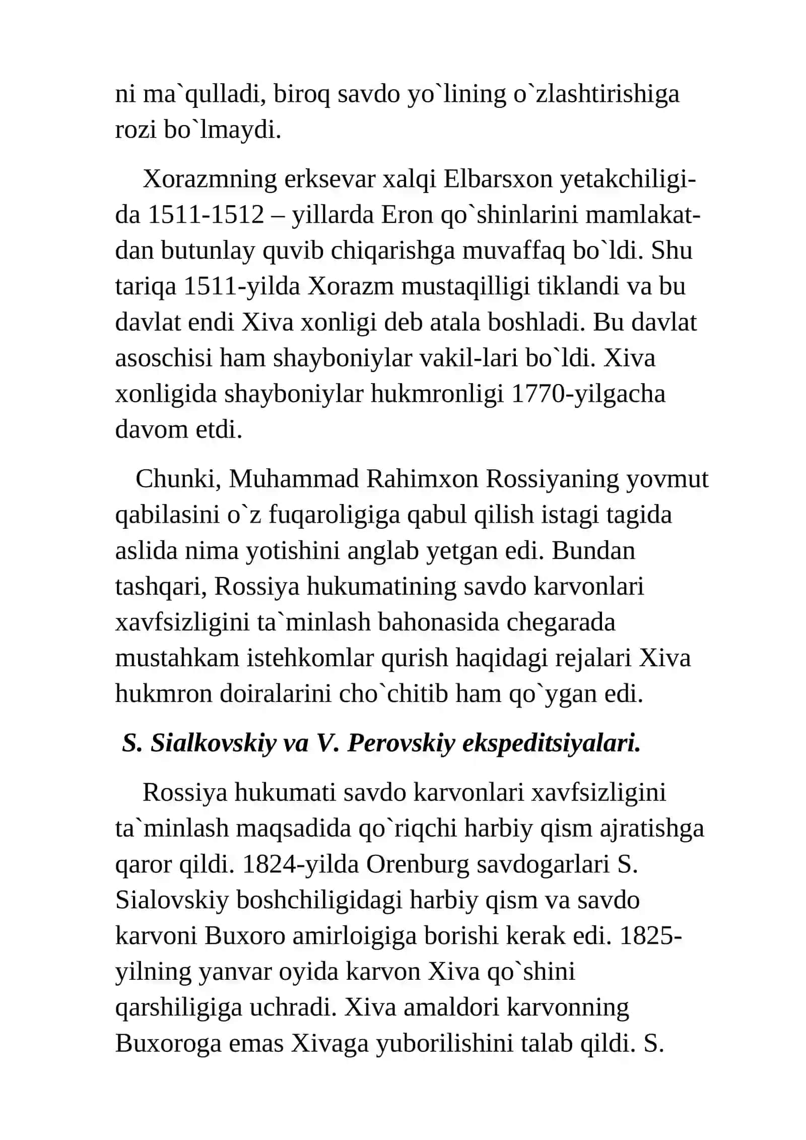 Xiva xonligining tashqi siyosati 3