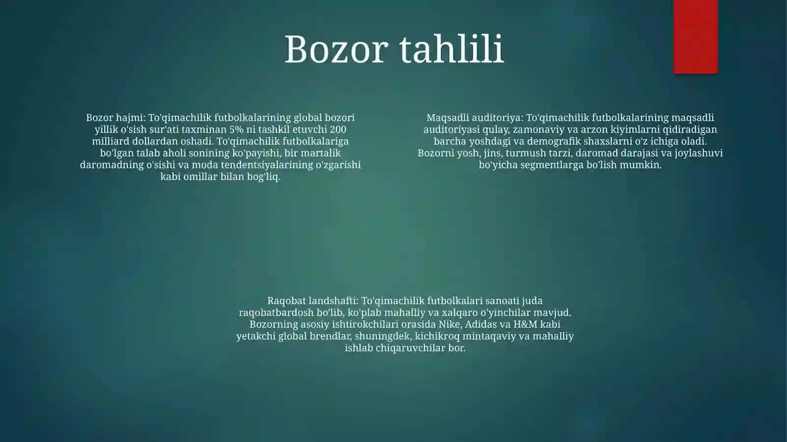 Biznes Reja: Textile Futbolka Ishlab Chiqarish 3