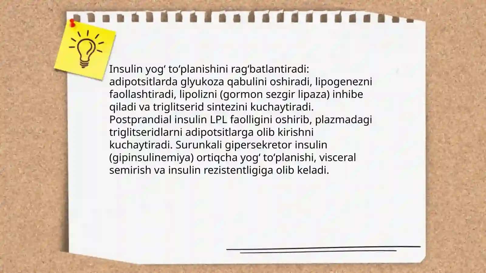Insulin va yogʻ toʻplanishi 3