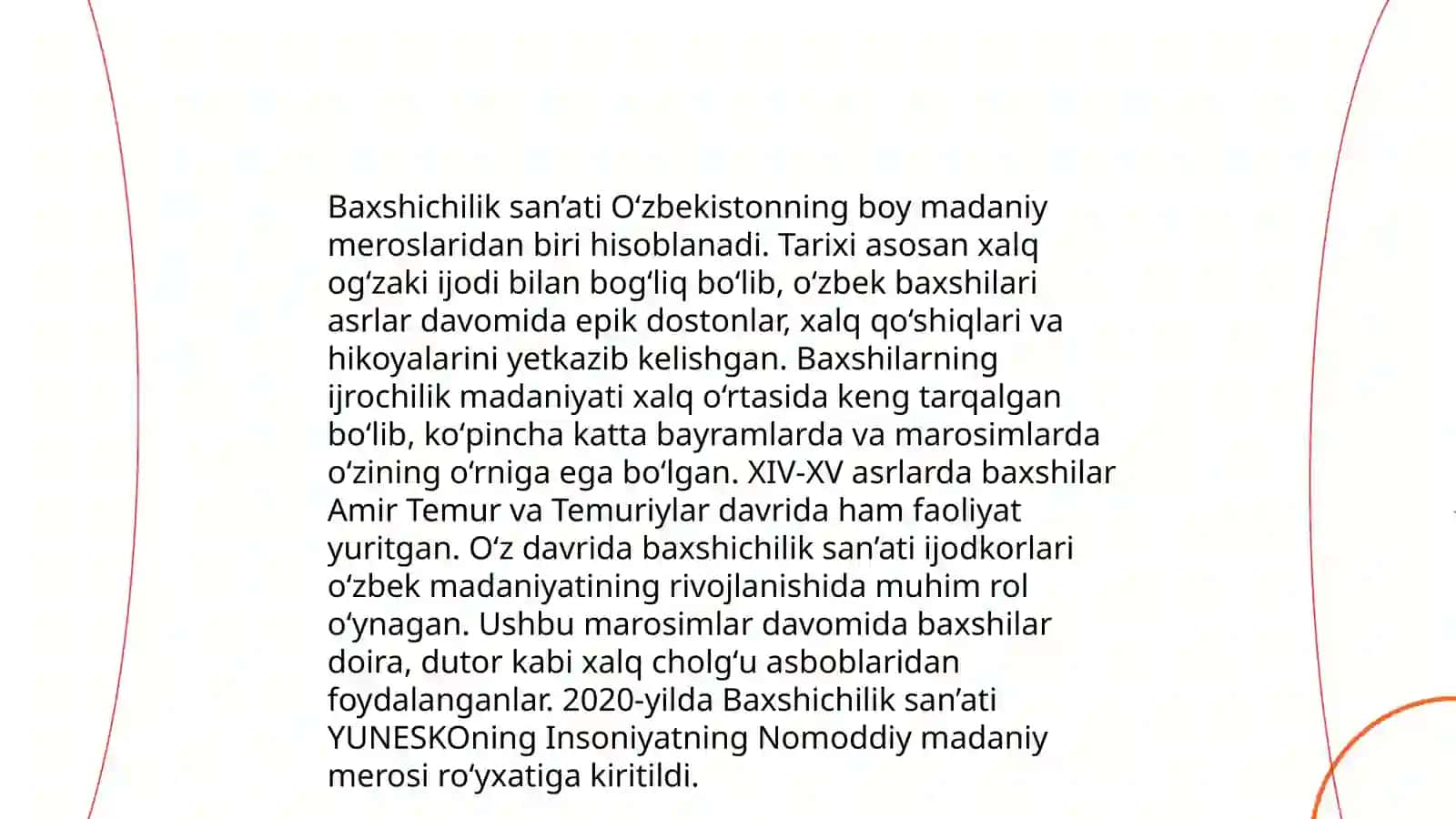 Baxshichilik San'ati 3