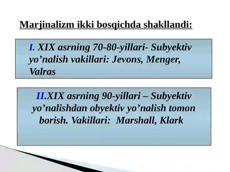MARJINALIZM TA’LIMOTIVA NEOKLASSIK MAKTABLAR 3