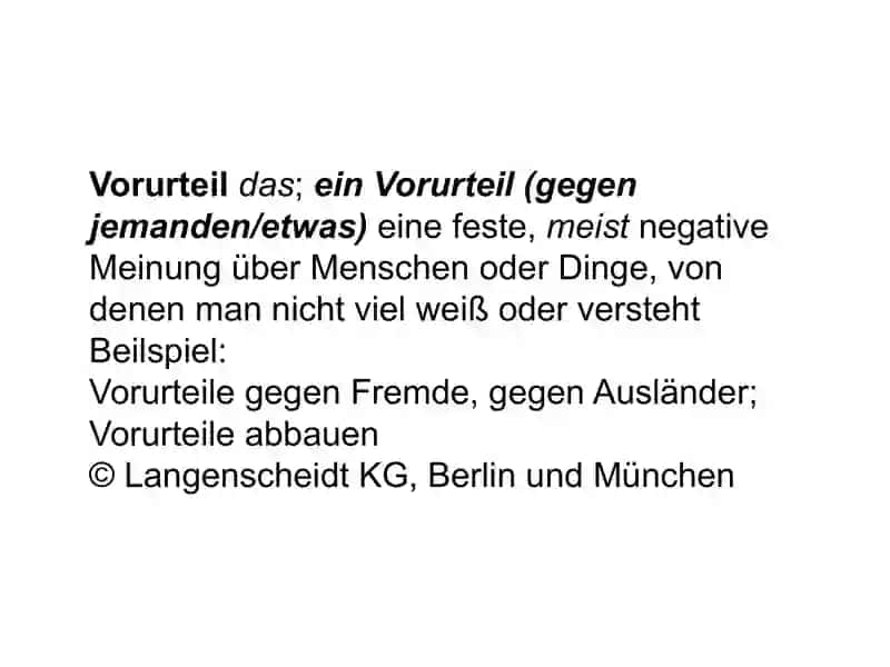 Stereotypen und Vorurteile 3