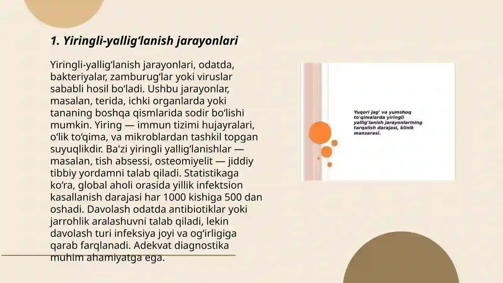 Yiringli-yallig’lanish va jarohat infeksiya qo’zg’atuvchilari 3