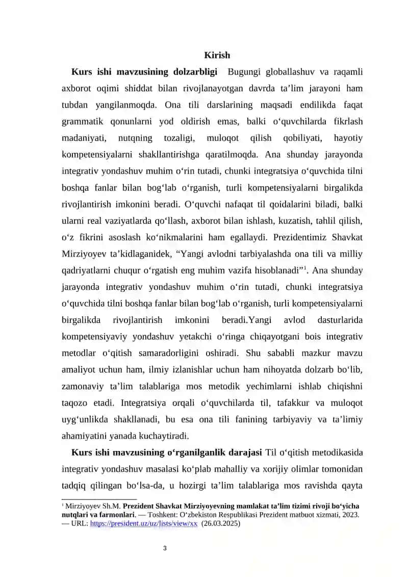 Til o‘qitish metodikasida integrativ yondashuv 3