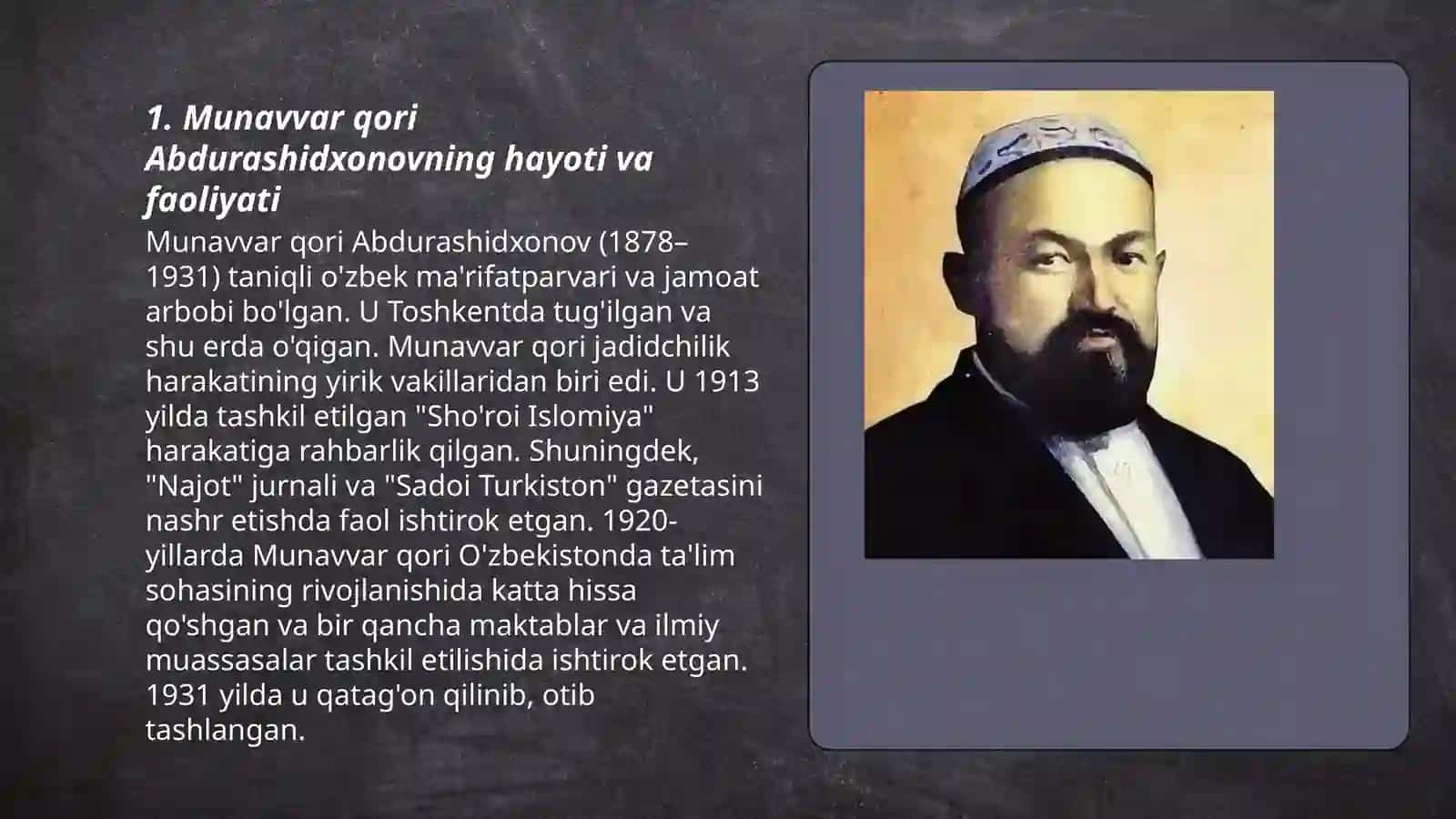 Munavvar qori Abdurashidxonovning pedagogik qarashlari 3
