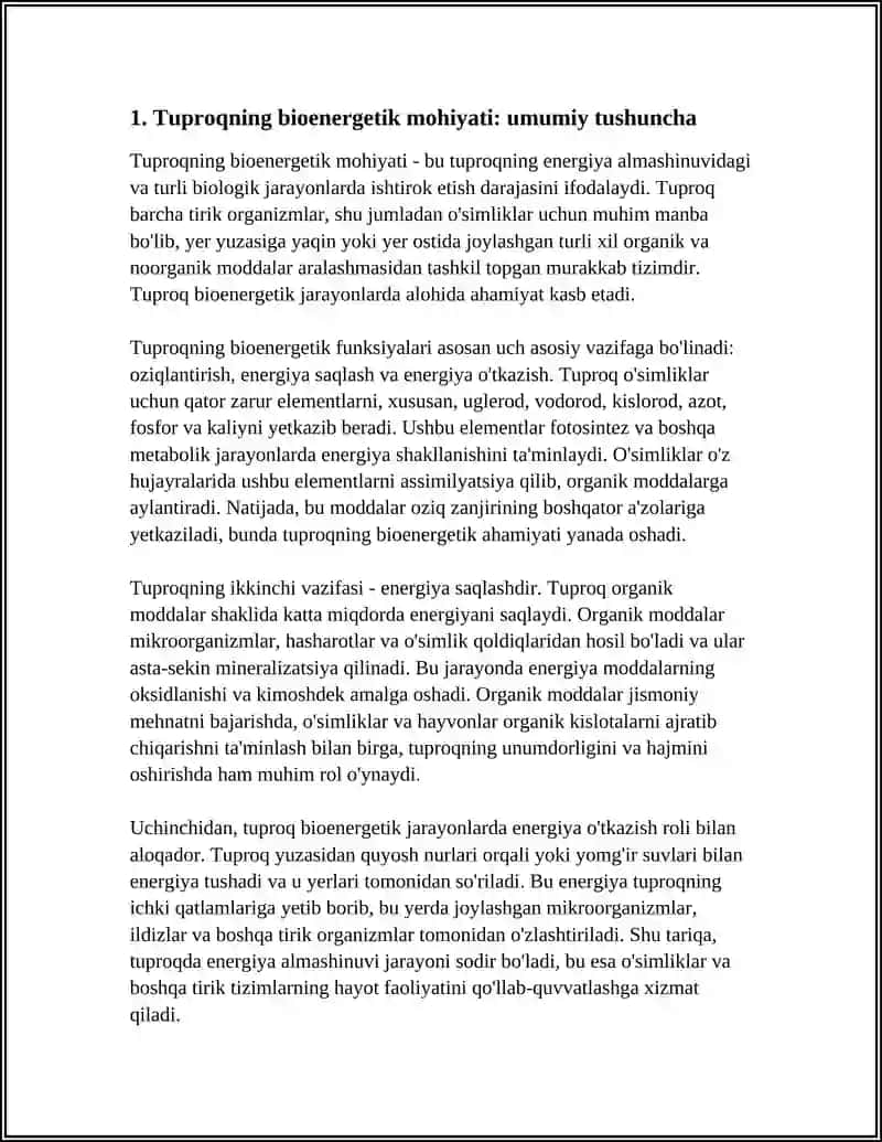 Tuproqning Bioenergetik Mohiyati 3
