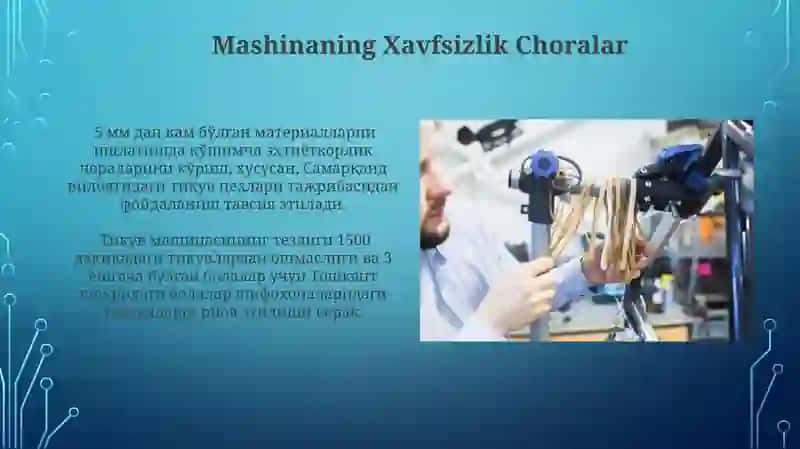 STATSIONAR LENTA-PICHOQLI BICHUV MASHINALARI TUZILISHI VA ISHLASH PRINSIPI 3