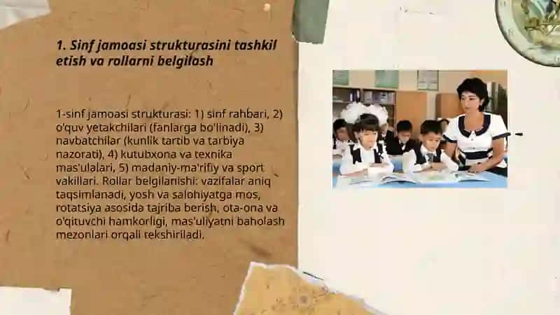Sinf jamoasini tashkil etish va tarbiyalash 3