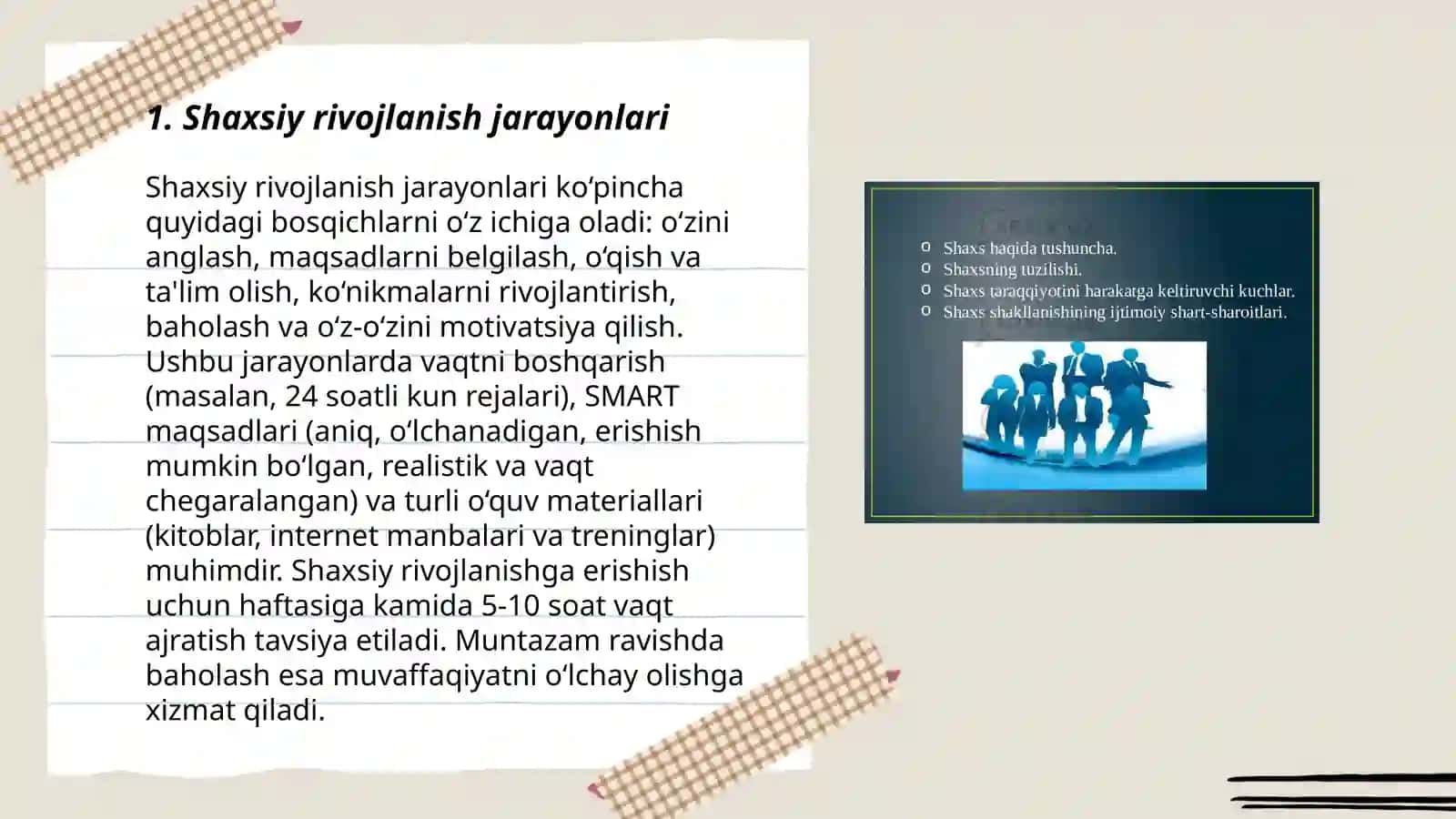 Shaxsning rivojlanishi tarbiyasi va ijtimoiylashuvi 3
