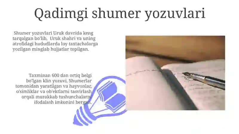 Qadimgi shumer yozuvlari 3