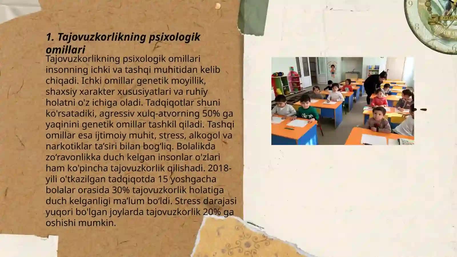 Tajovuzkorlikning Psixologik Omillari 3