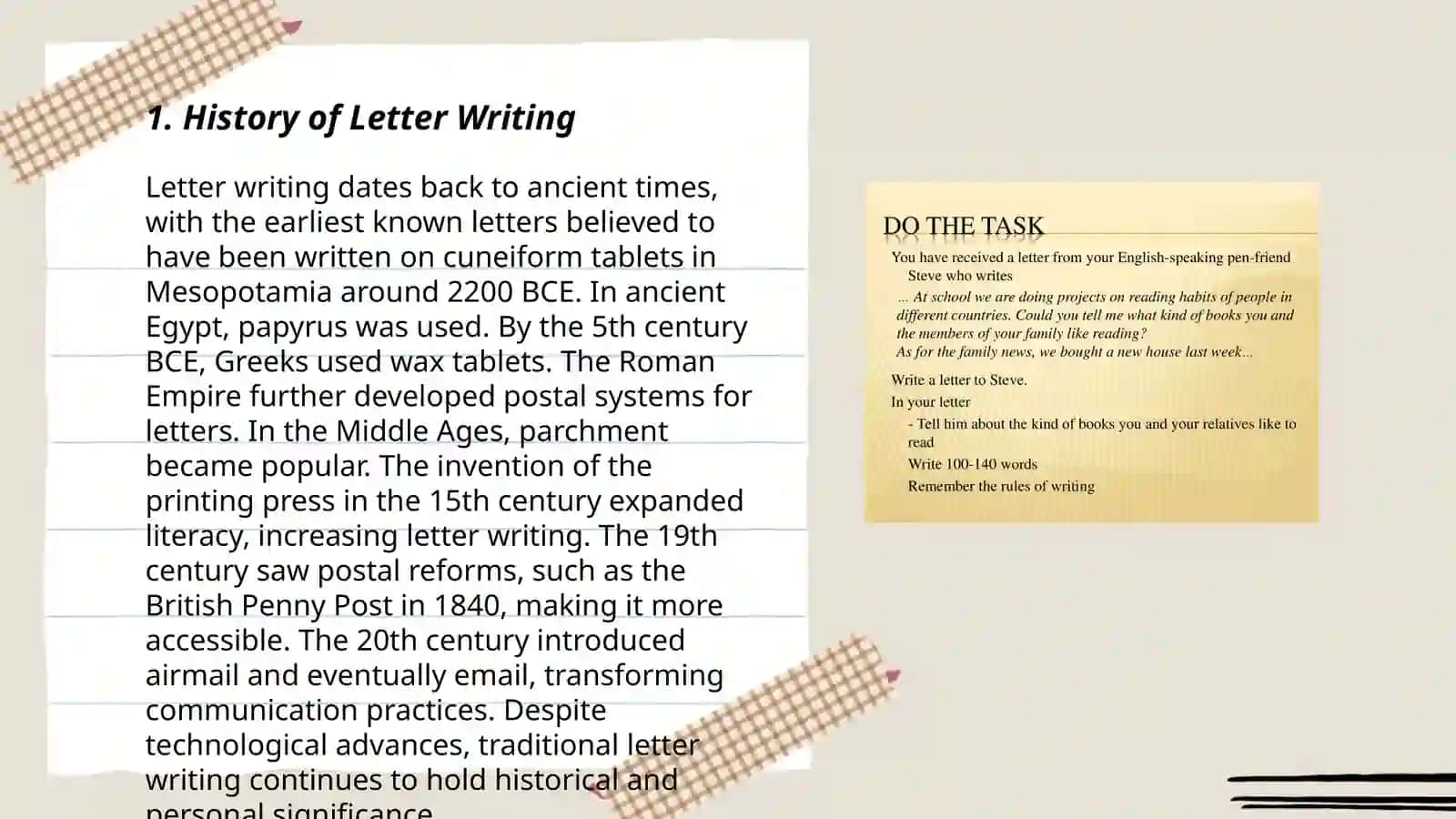 The art of letter writing 3