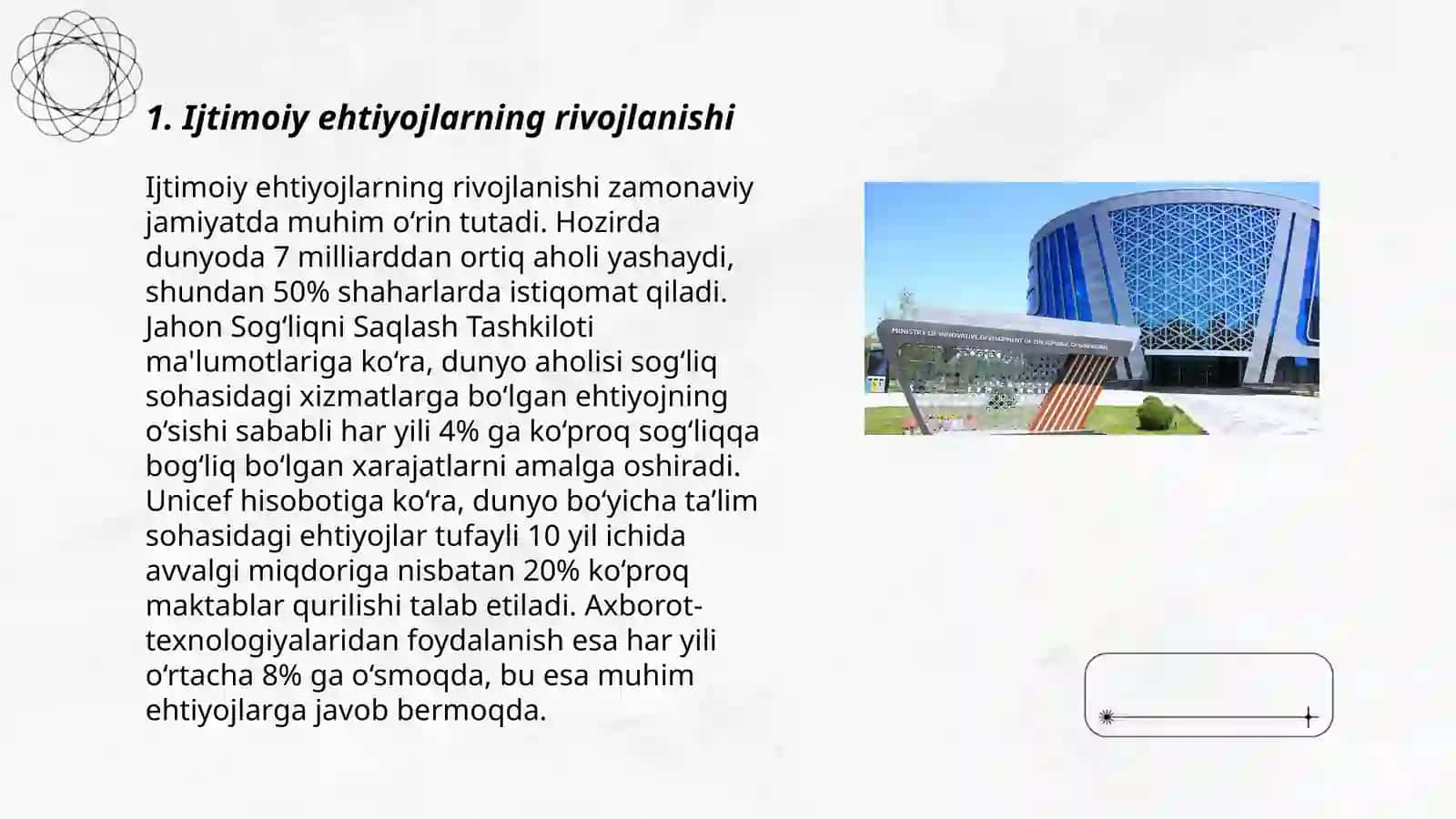 Sogʻlom ijtimoiy -maʼnaviy ehtiyojlar muttasil oʻsib borish qonuni 3