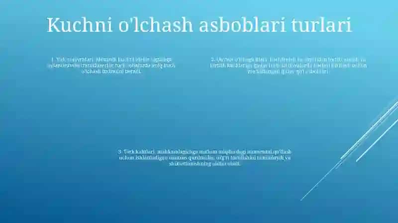 O'lchash Vositalari 3