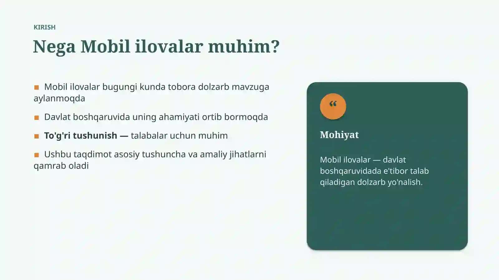 Mobil ilovalar 3