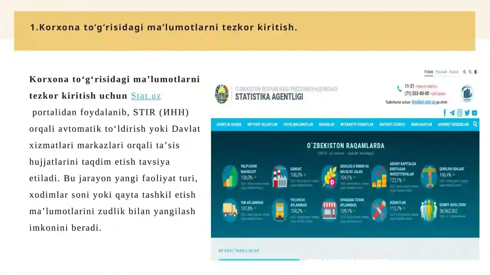 Korxona ma’lumotlarini shakillantirish.Boshlang’ich qoldiqlarni kiritish 3