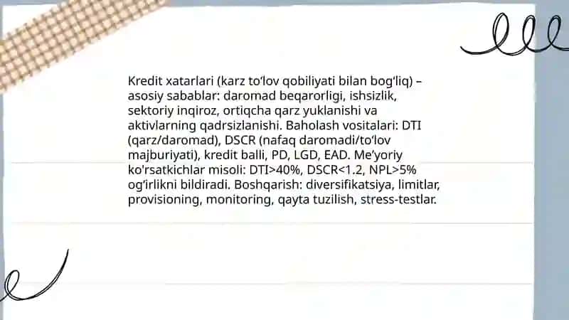 Bank xavsizligiga ta'asir qiluvchi xatar shakllari 3