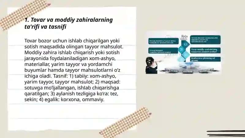 Tovar va moddiy zahira va biologik aktivlar 3