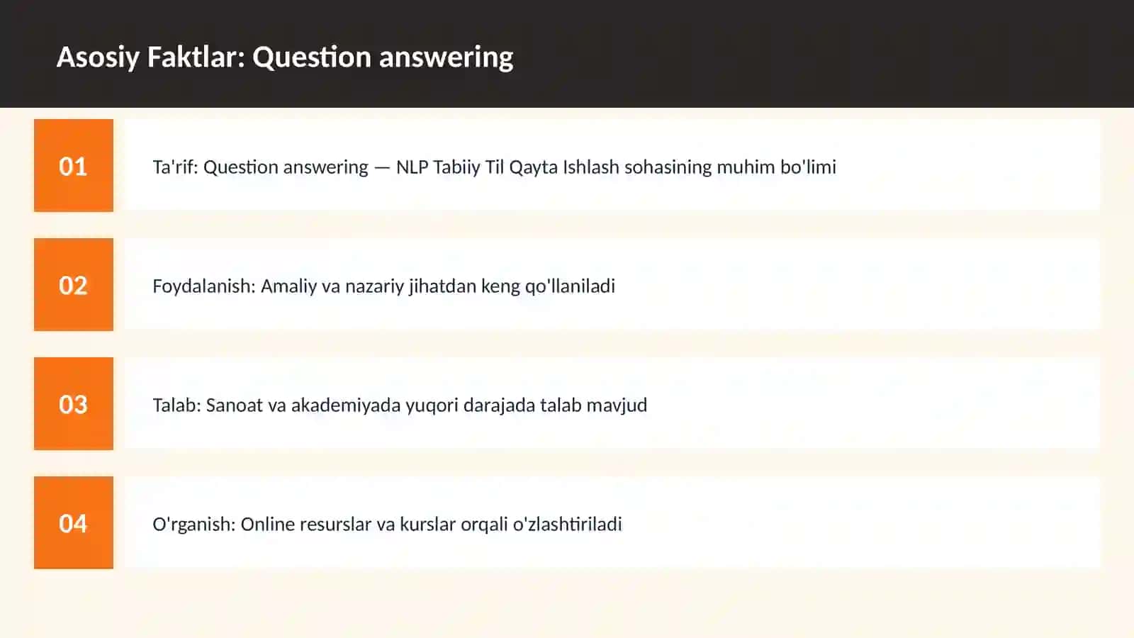 AI | NLP TABIIY TIL QAYTA ISHLASH 3