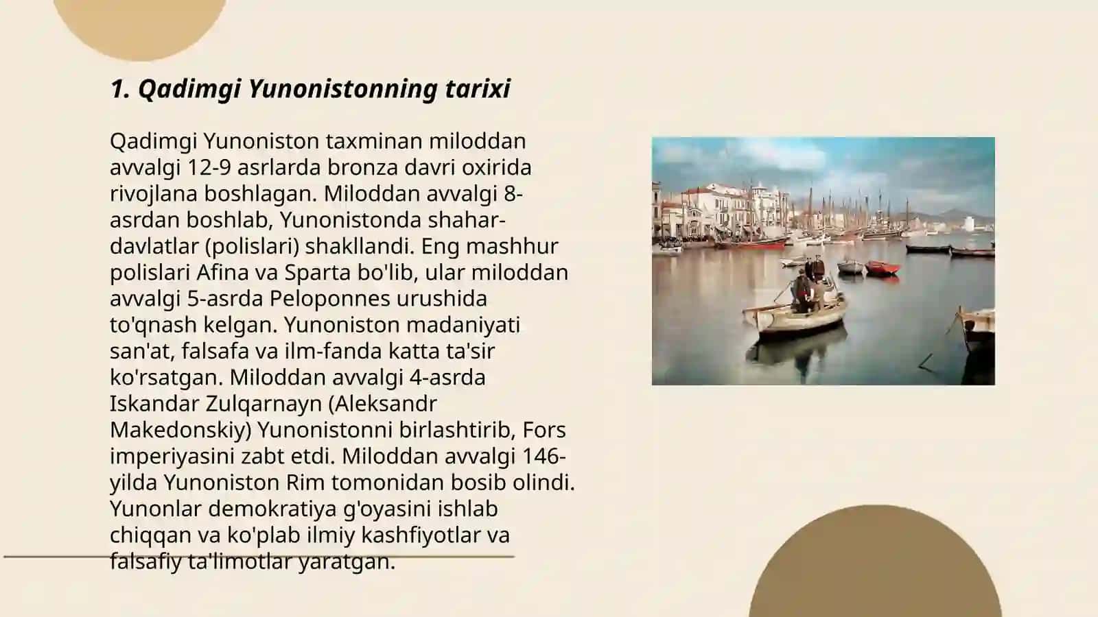 Qadimgi Yunonistonning yuksalishi 3