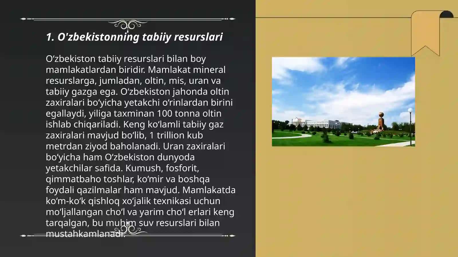 O'zbekiston boyliklari 3