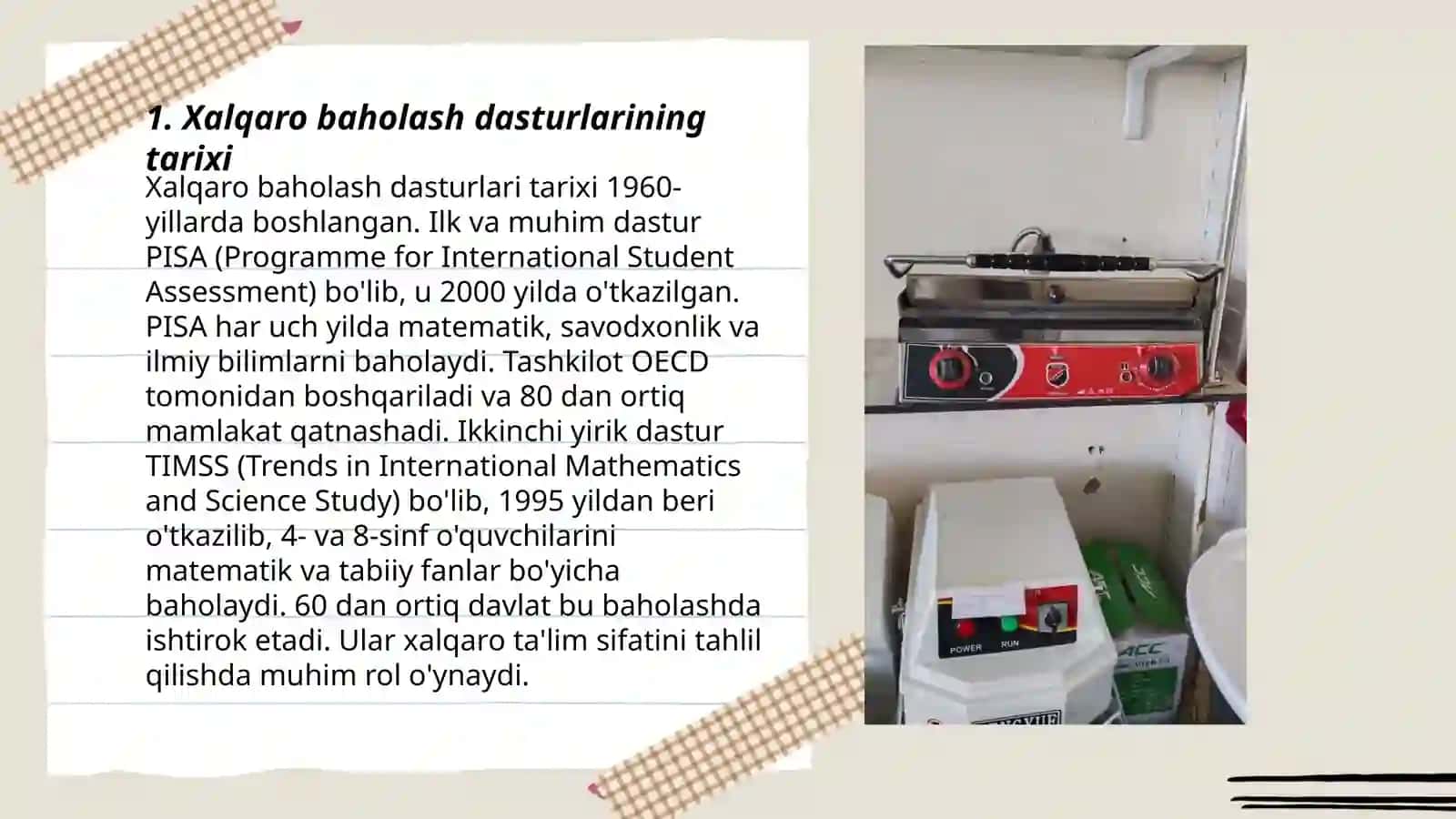 Xalqaro baholash dasturlari va uni amalda qóllanish usuli 3