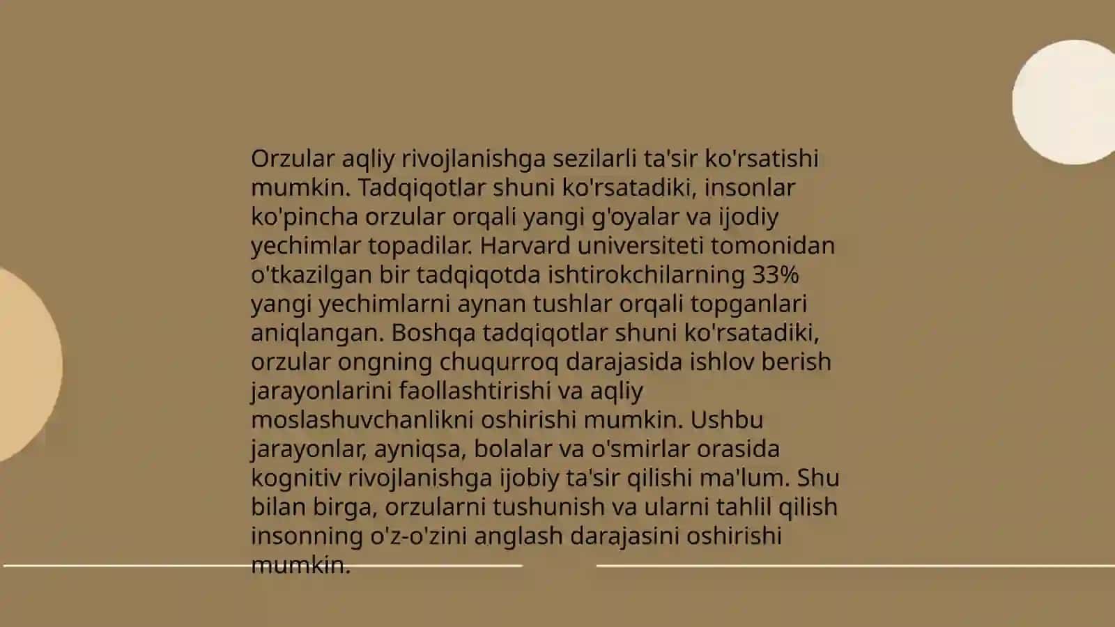 Orzular maqsadlar sari yetaklaydi tarbiya fani uchun 3