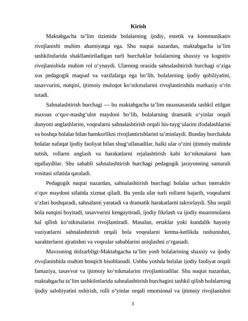 Maktabgacha ta’lim tashkilotlarida sahnalashtirish burchagini tashkil qilish 3