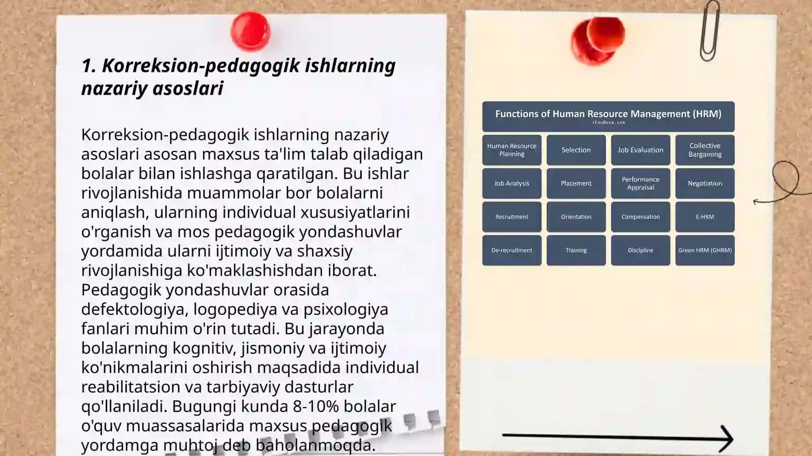 Korreksion - pedagogik ishlarni tashkil etishning tashkiliy, huquqiy, uslubiy va amaliy yordam ko'rsatish usullari 3