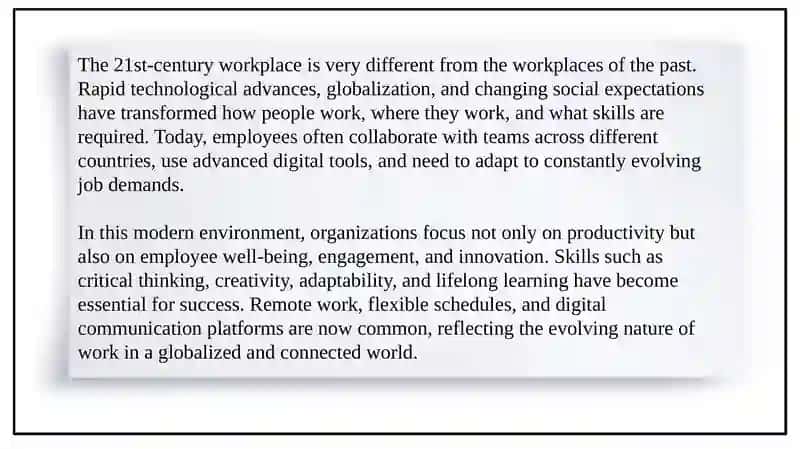 Key Features of the 21st-Century Workplace 3