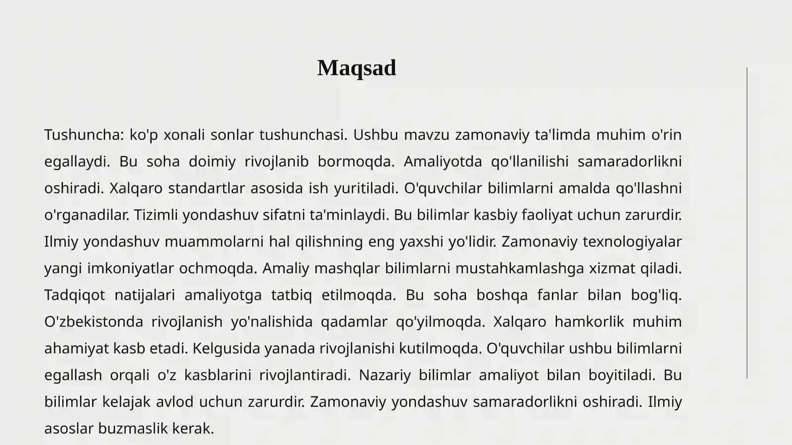 Ko'p xonali sonlar 3