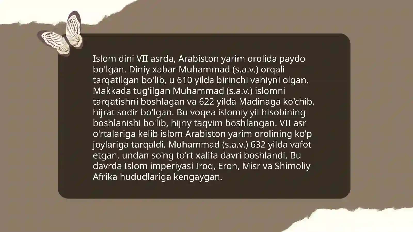 Islom dini va uning asosiy gʻoyalari 3