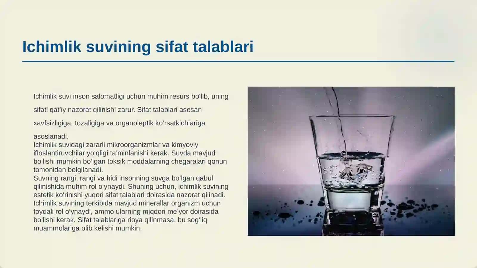 ICHIMLIK SUVINING SIFATINI YAXSHILASHNING ZAMONAVIY USULLARI HAQIDA TUSHUNCHA 3
