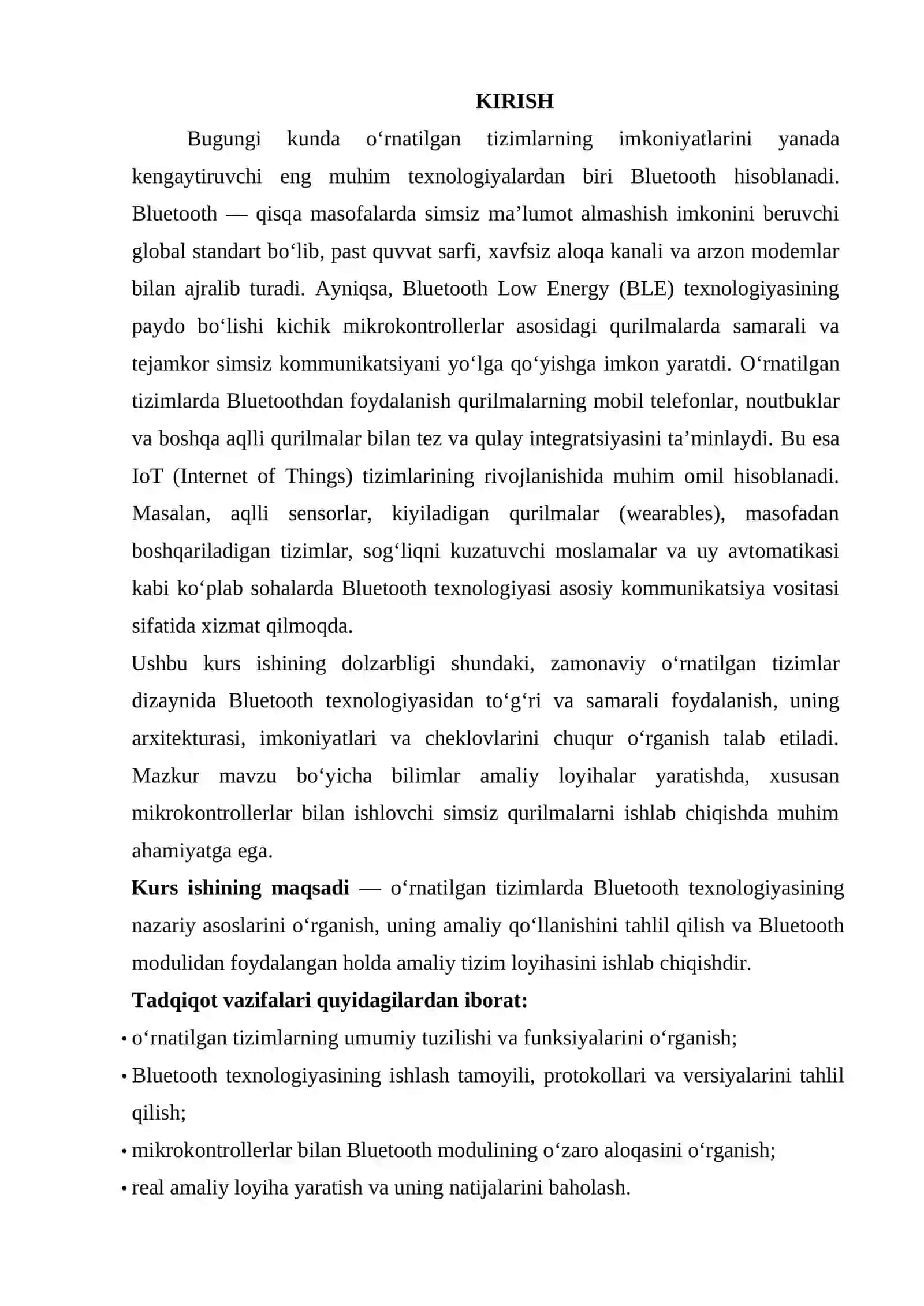 Bluetooth texnalogiyasining nazariy asoslari 3