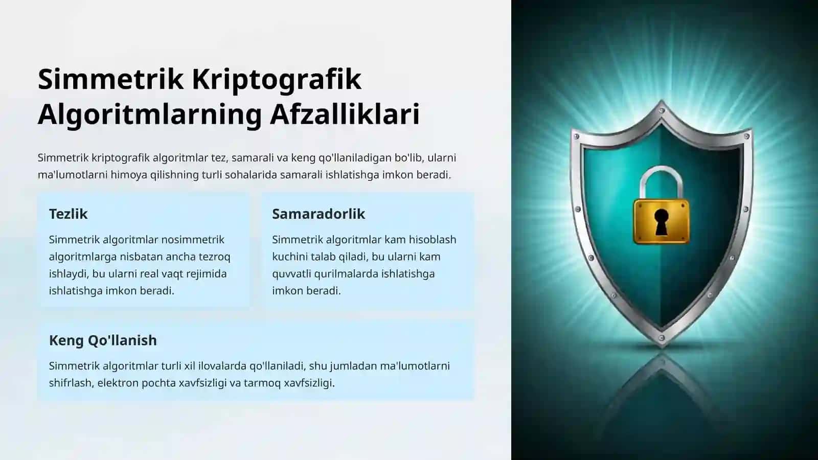 Simmetrik Kriptografik Algoritmlar 3