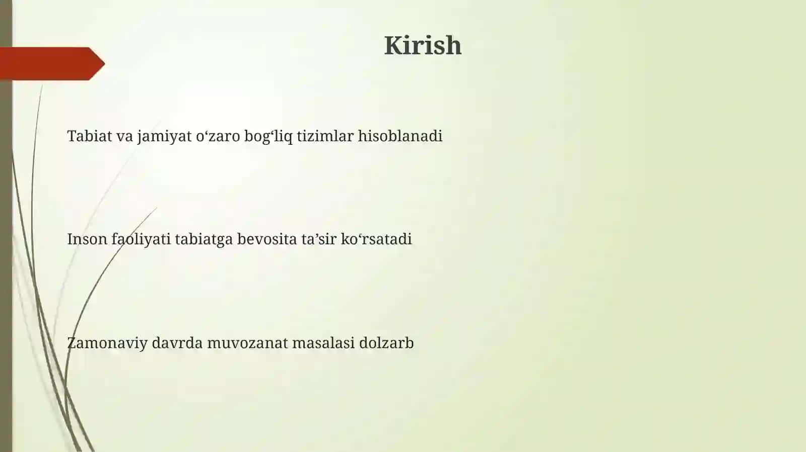 Tabiat va jamiyat tushunchasi 3