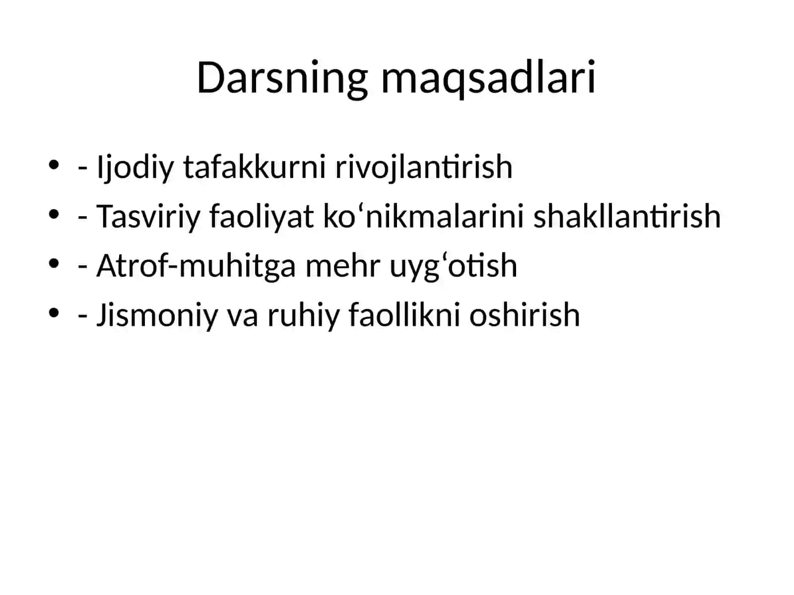 Tabiiy materiallar bilan ishlash darslarini tashkil etish metodikasi 3