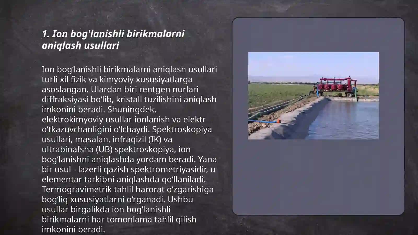 Ion bog'lanishli birikmalarni aniqlash 3