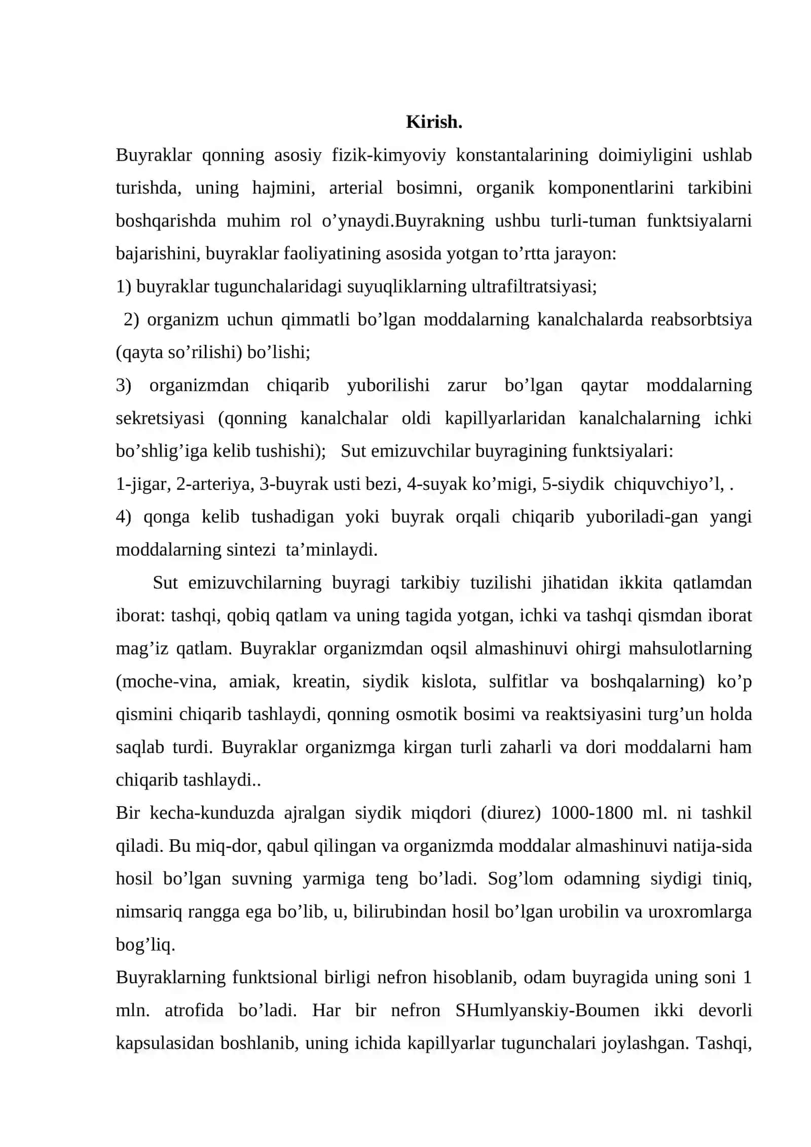 Rahimova Umidaning Biologiya Fanidan Yozgan Mavzu: Ayiruv Sistemasi 3