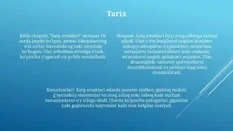 Xalq ertaklari 3