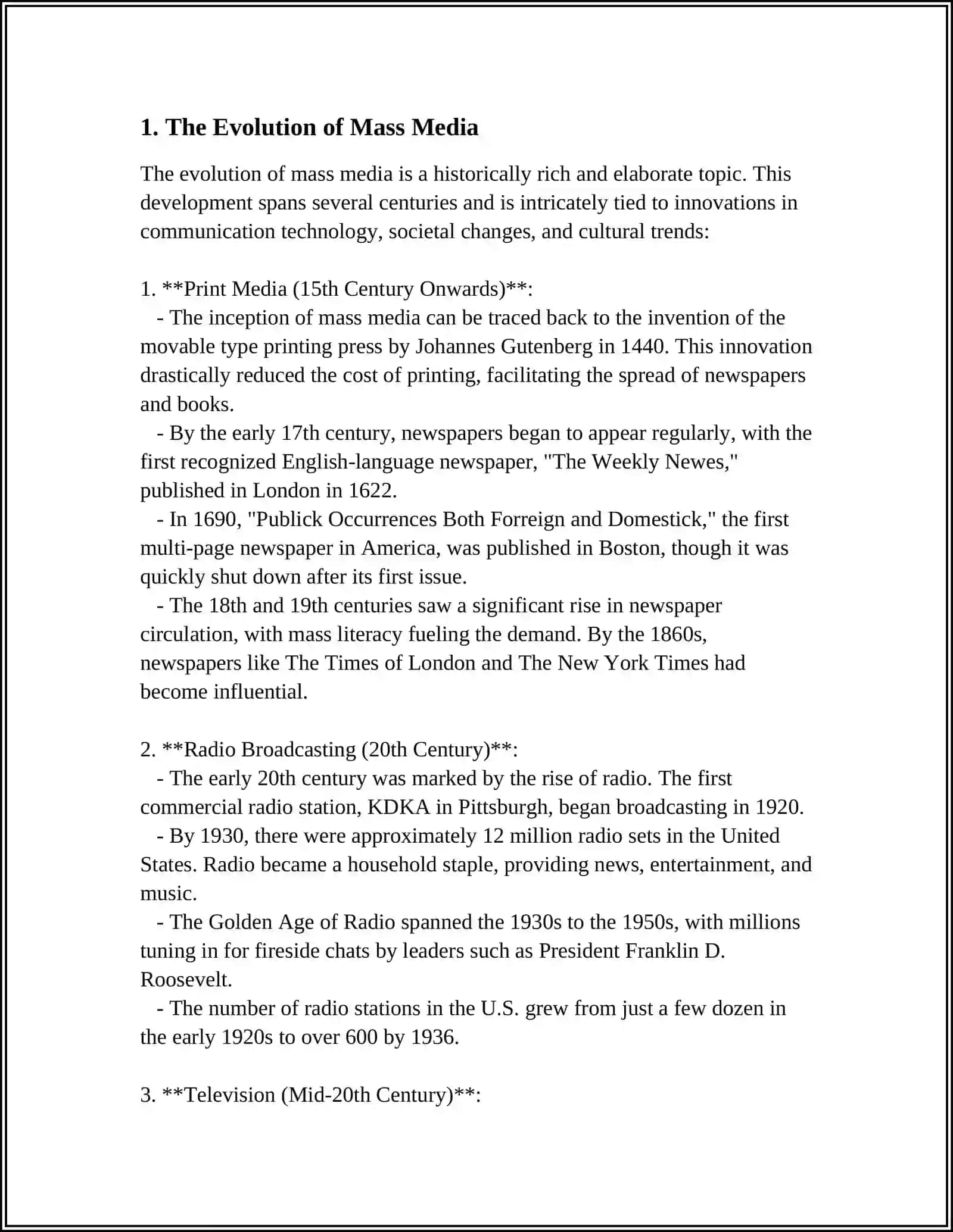 MASS MEDIA. PRESS, ETHICS OF JOURNALISM. “OUR NEWSPAPER" THE LANGUAGE OF MEDIA, CENSORSHIP. CAREERS IN THE MEDIA 3