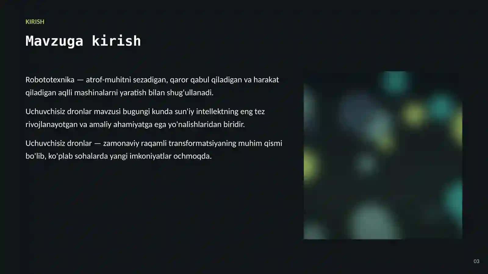 Uchuvchisiz dronlar: asoslari va qo'llanilishi 3