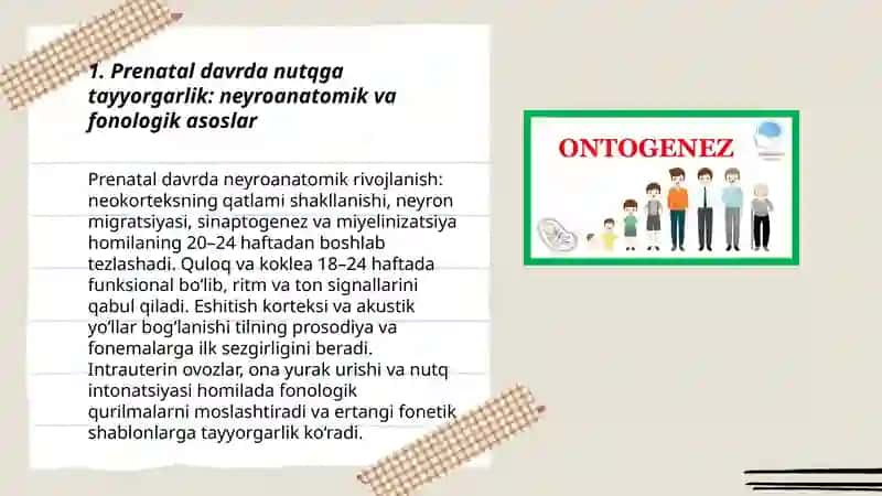 Nutqning ontogenezda shakillanish bosqichlari 3