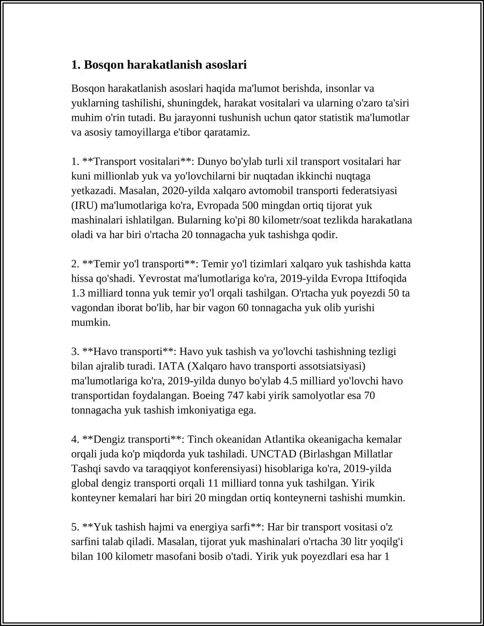 BOSQON BILAN HARAKATLANISH TEXNIKASINI TANISHTIRISH. BOSQON USHLASH TEXNIKASINI O‘RGATISH 3