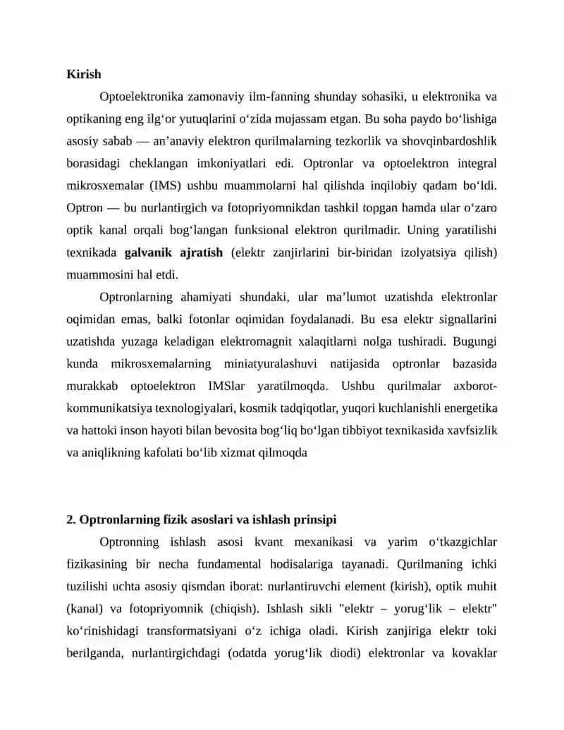 Optronlar. Optoelektron IMSlar. 3