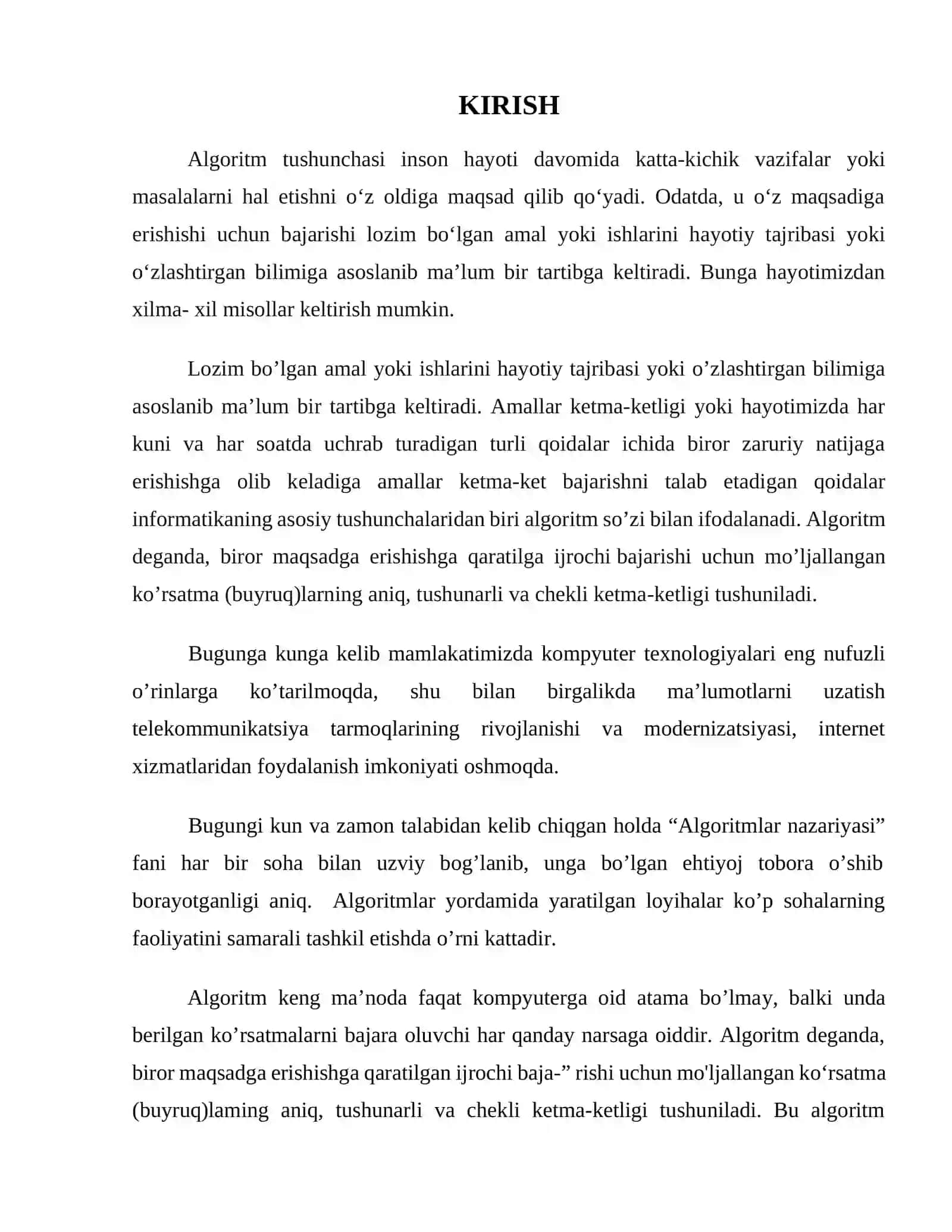 Chekli avtomatlar algoritmlari 3