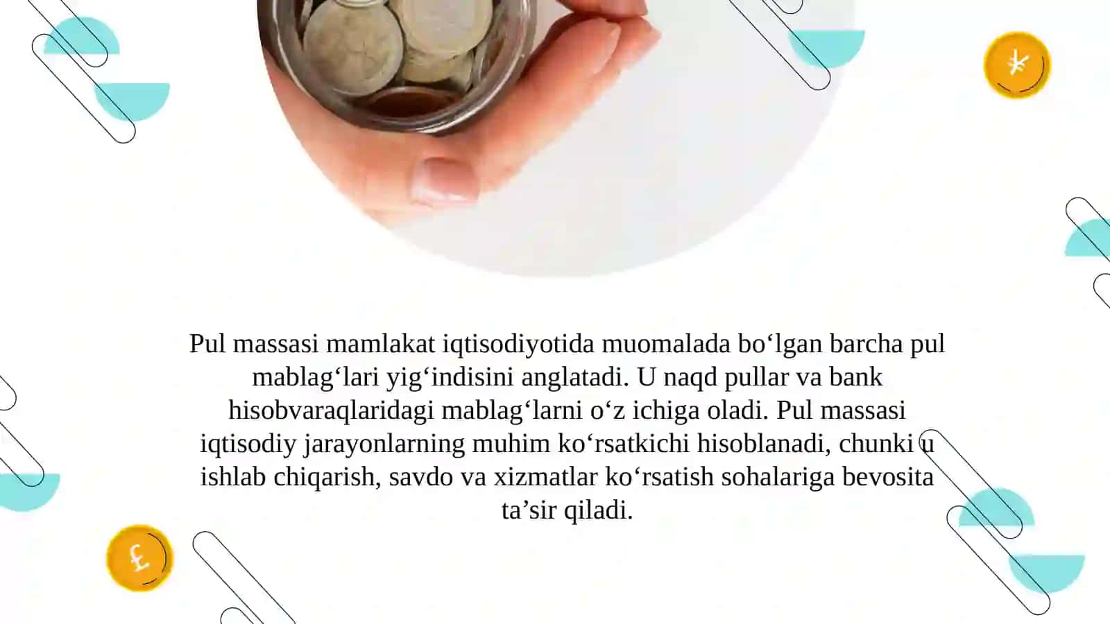 Pul massasi iqtisodiyoti 3