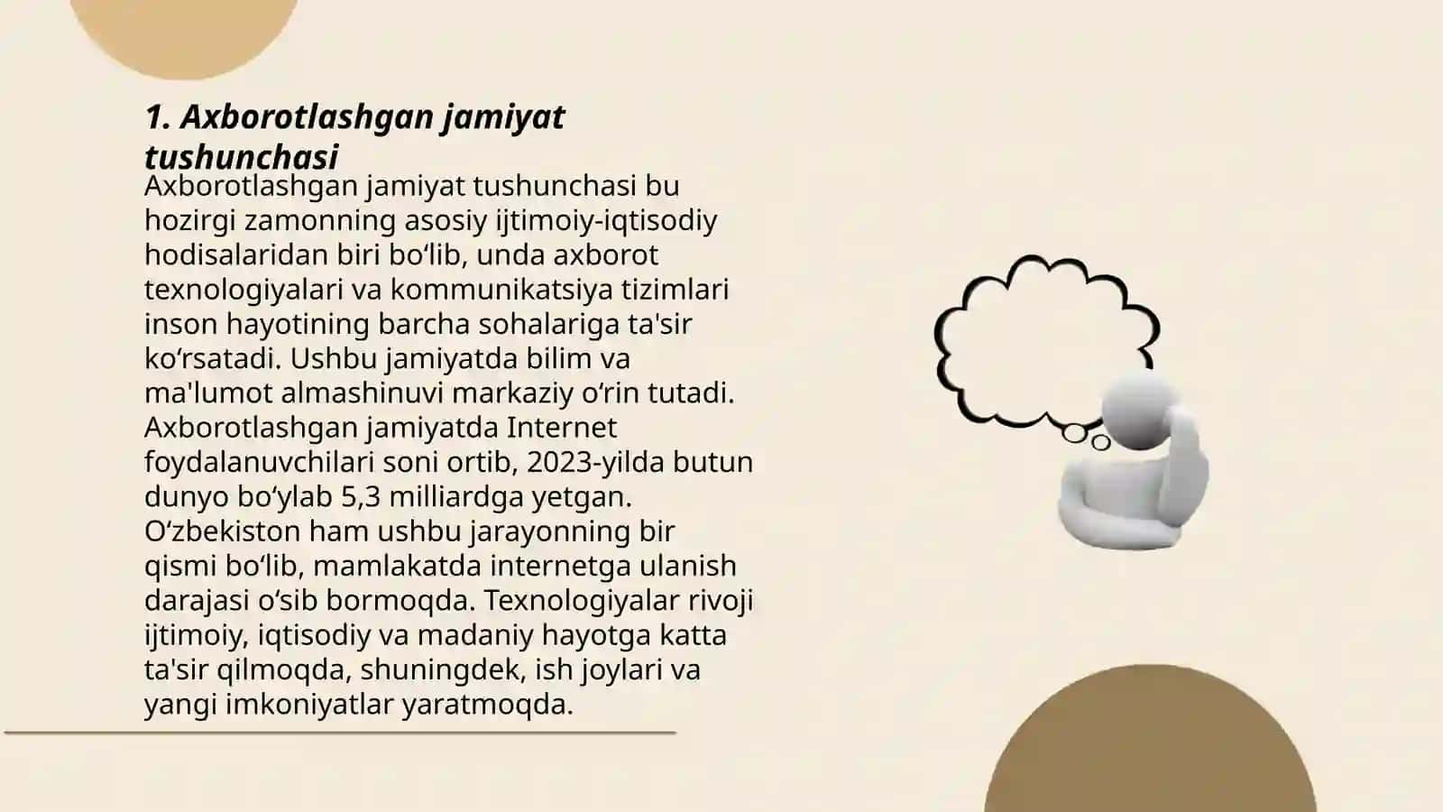 Axborotlashgan jamiyat – sivilizatsiya taraqqiyotining yangi tarixiy bosqichlari 3