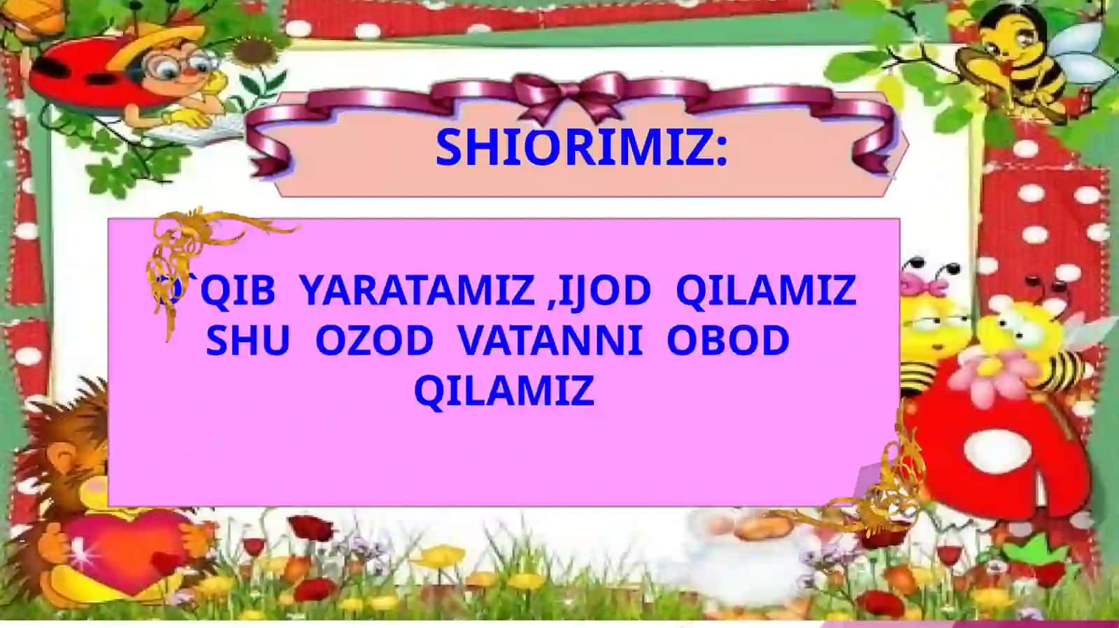 o’qish fanidan ochiq dars taqdimoti 3